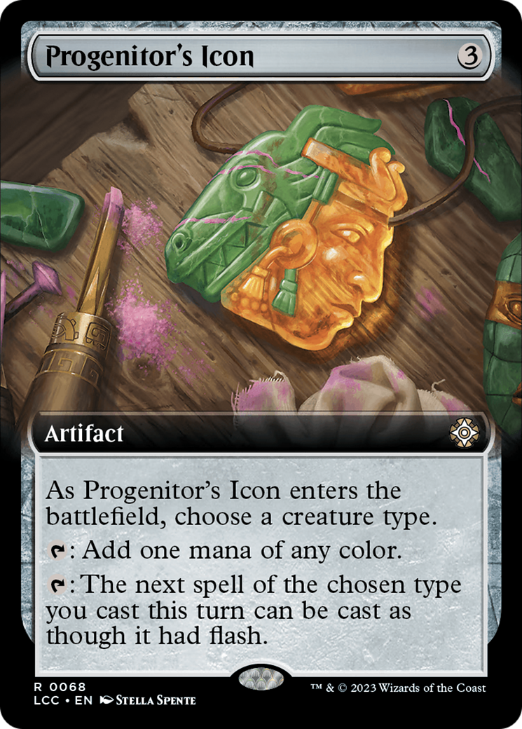 Progenitor's Icon (Extended Art) (LCC-068)  - The Lost Caverns of Ixalan Commander: (Extended Art)