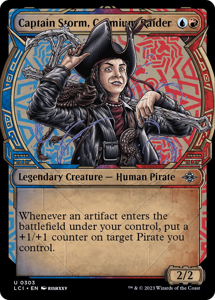 Captain Storm, Cosmium Raider (Showcase) (LCI-303)  Foil - The Lost Caverns of Ixalan: (Showcase)