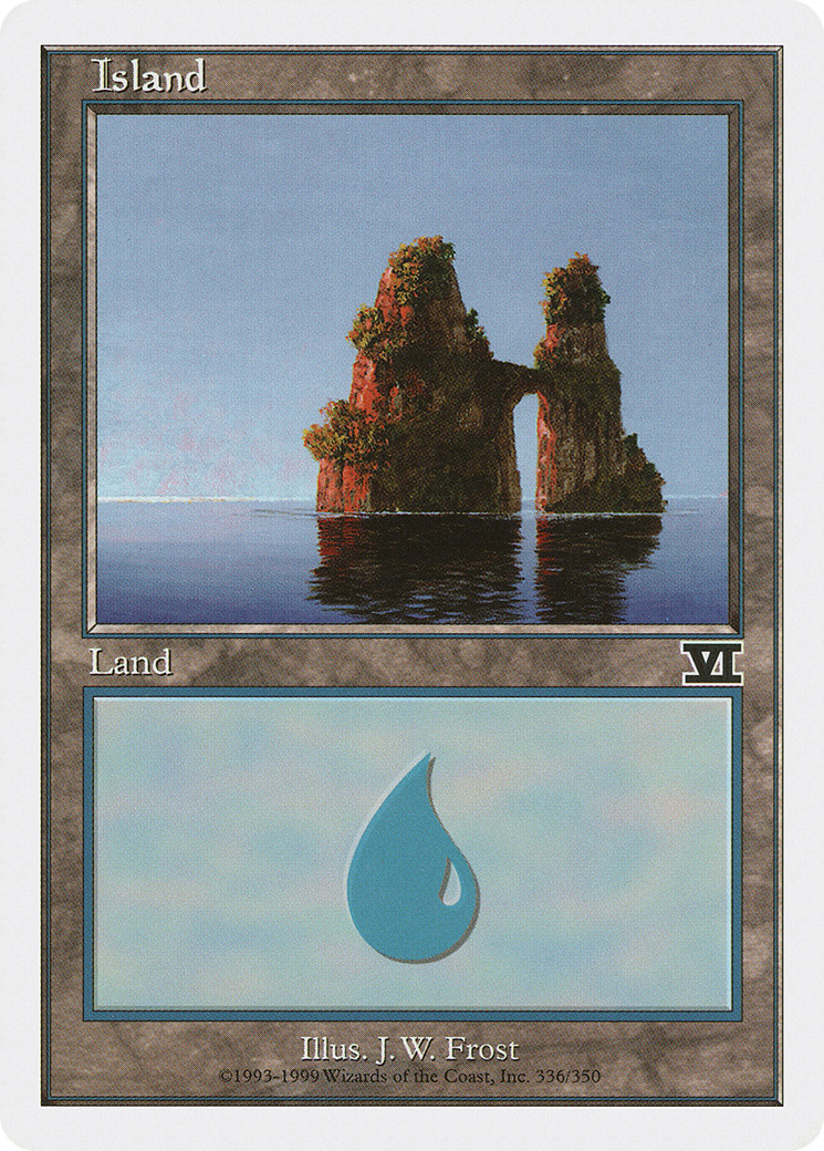 Island (336) (6ED-336)  - Classic Sixth Edition