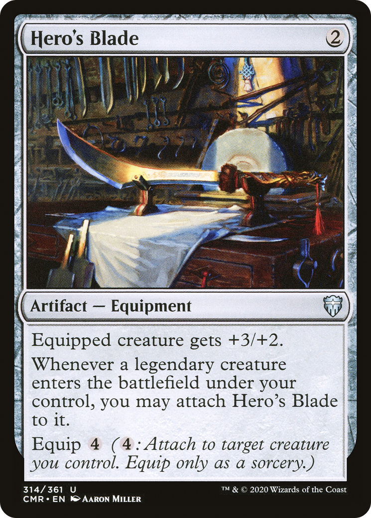 Hero's Blade (314) (CMR-314)  - Commander Legends