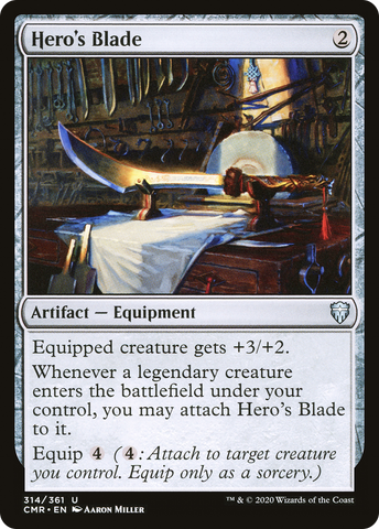 Hero's Blade (314) (CMR-314)  - Commander Legends