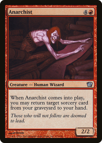 Anarchist (9ED-173★) - Ninth Edition Foil