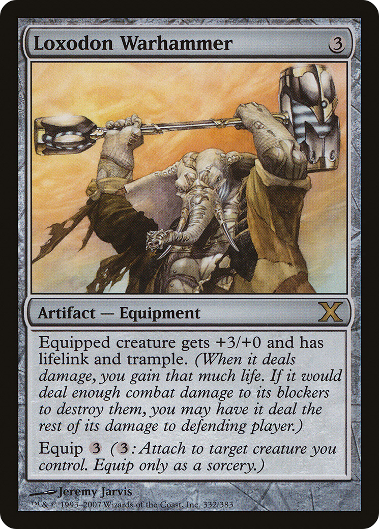 Loxodon Warhammer (10E-332)  - Tenth Edition