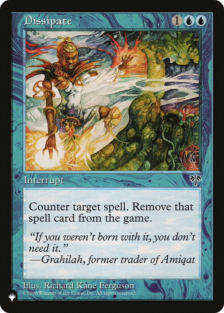 Dissipate (LIST-MIR-61)  - The List