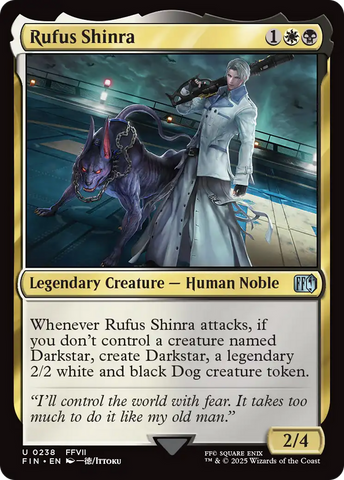 Rufus Shinra (FIN-238) - FINAL FANTASY Foil