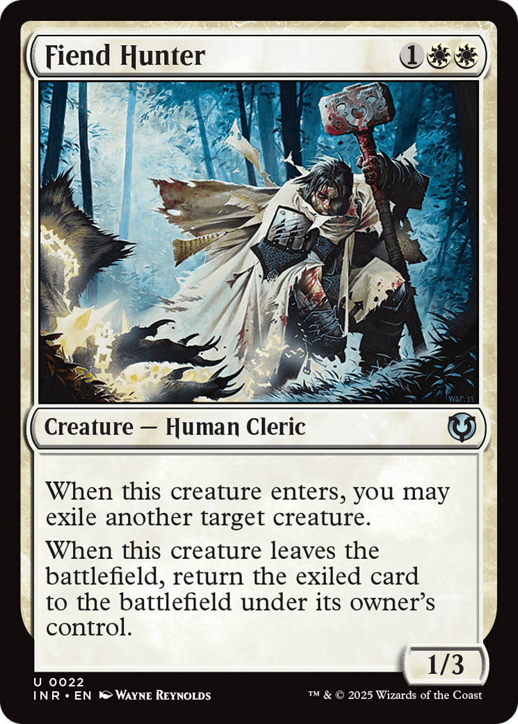 Fiend Hunter (INR-022)  Foil - Innistrad Remastered