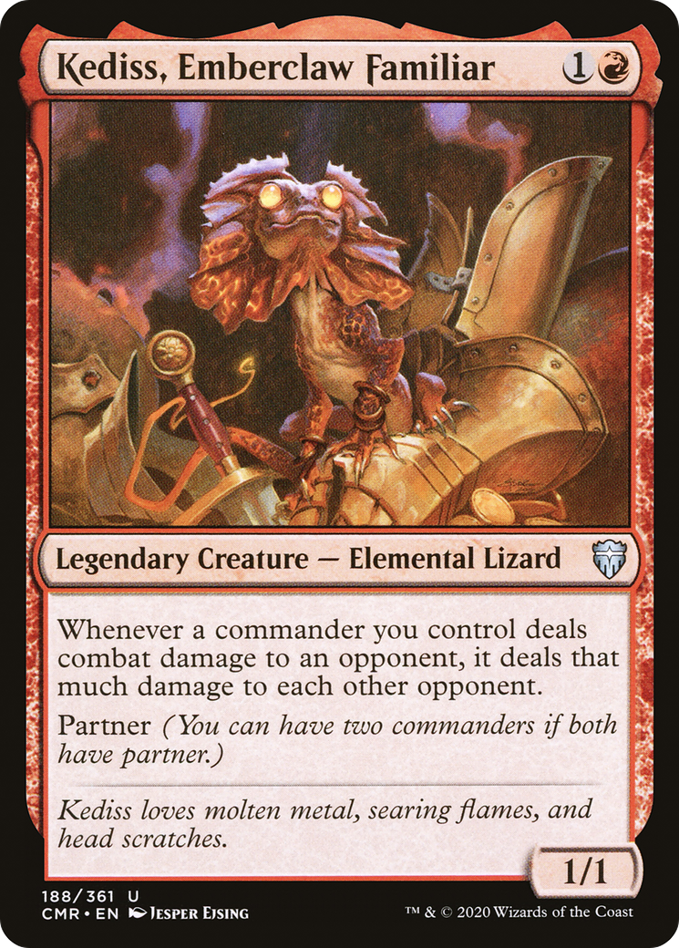 Kediss, Emberclaw Familiar (CMR-188)  Foil - Commander Legends
