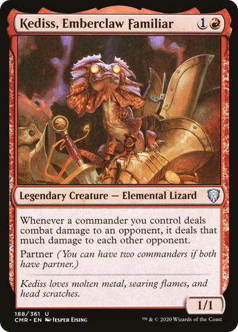 Kediss, Emberclaw Familiar (CMR-188)  Foil - Commander Legends