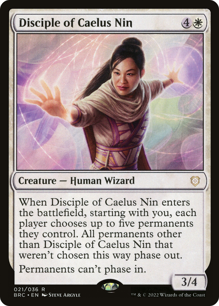 Disciple of Caelus Nin (BRC-021)  - The Brothers' War Commander