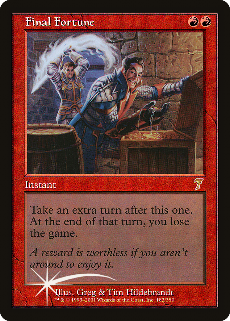 Final Fortune (7ED-182★) - Seventh Edition Foil