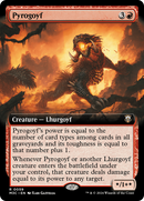 Pyrogoyf (Extended Art) (M3C-059)  - Modern Horizons 3 Commander: (Extended Art)