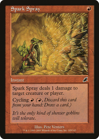 Spark Spray (SCG-105) - Scourge Foil