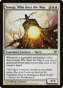 Yomiji, Who Bars the Way (BOK-030)  Foil - Betrayers of Kamigawa