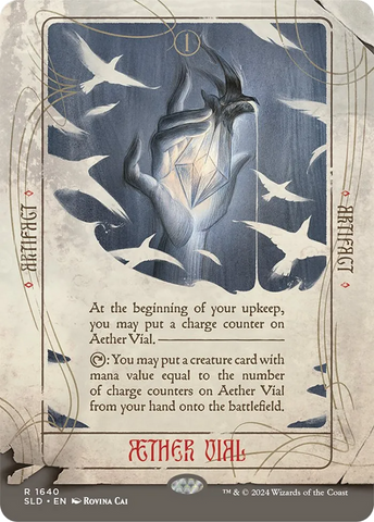 Aether Vial (SLD-1640)  - Secret Lair Drop (Borderless)