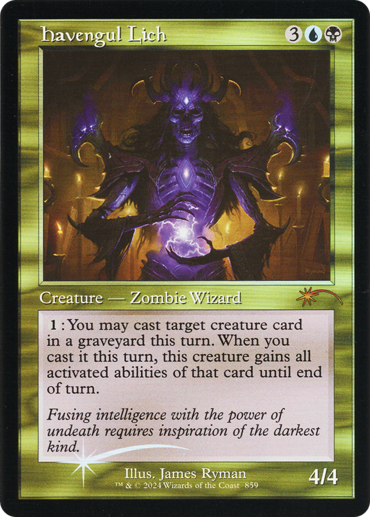 Havengul Lich (Retro Frame) (SLD-859)  Foil - Secret Lair Drop