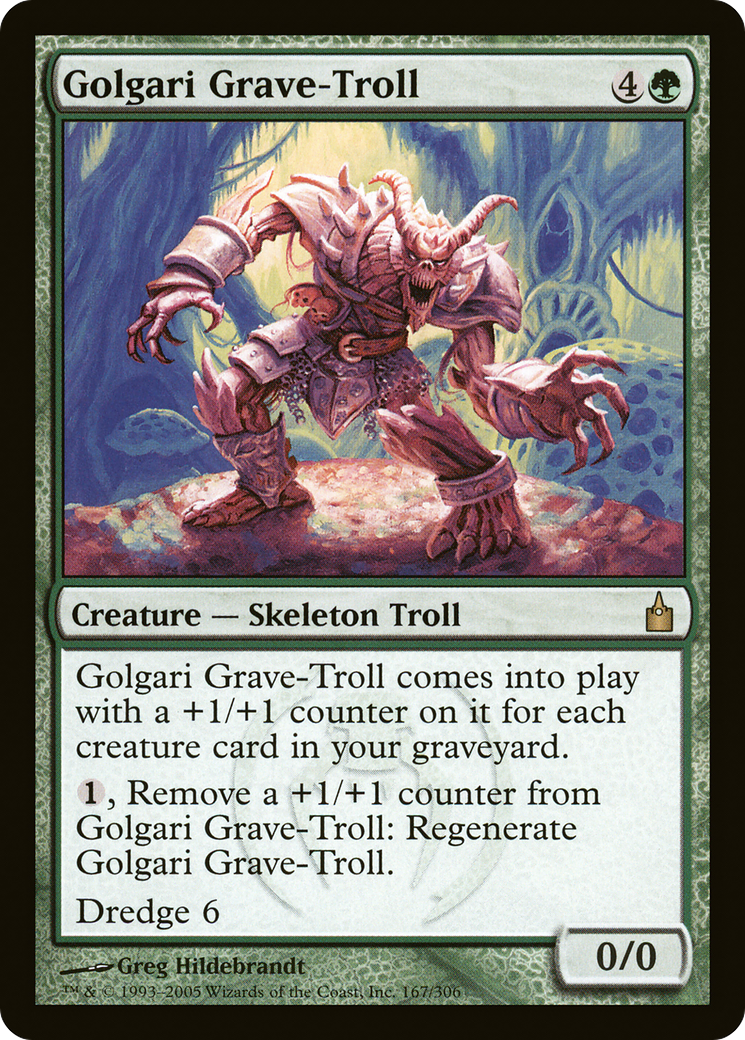 Golgari Grave-Troll (RAV-167)  - Ravnica: City of Guilds