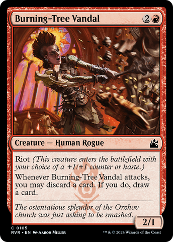 Burning-Tree Vandal (RVR-105)  Foil - Ravnica Remastered