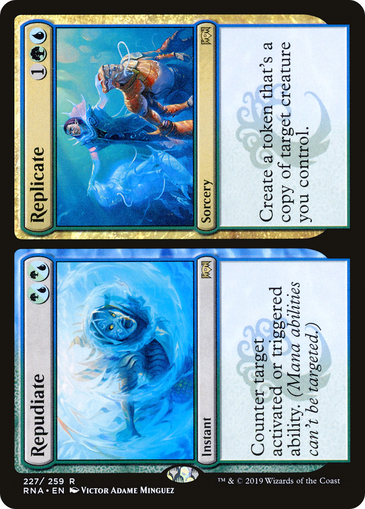 Repudiate // Replicate (RNA-227)  Foil - Ravnica Allegiance