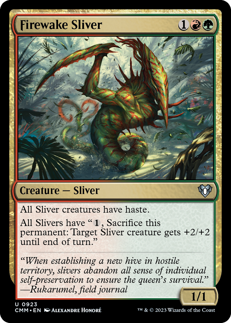 Firewake Sliver (CMM-923)  - Commander Masters