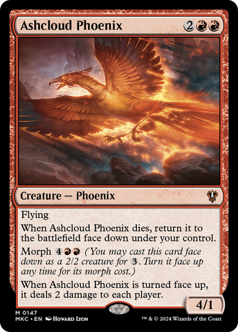 Ashcloud Phoenix (MKC-147)  - Murders at Karlov Manor Commander