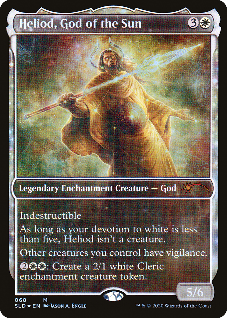 Heliod, God of the Sun (SLD-068)  Foil - Secret Lair Drop: (enchantment, Showcase)