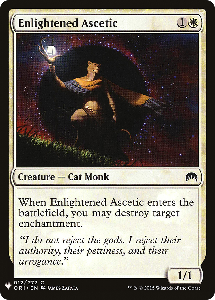 Enlightened Ascetic (LIST-ORI-12)  - The List