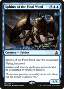 Sphinx of the Final Word (PRE-063) - Oath of the Gatewatch Promos Foil