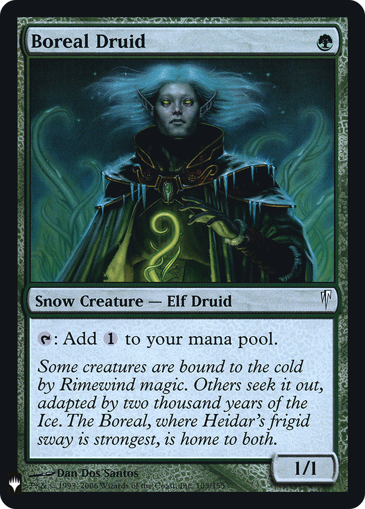 Boreal Druid (LIST-105)  Foil - The List