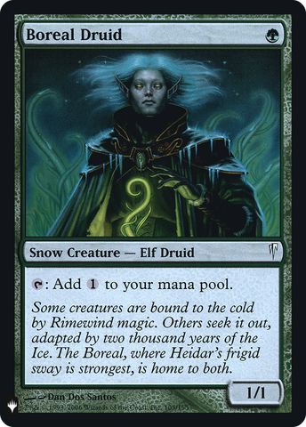 Boreal Druid (LIST-105)  Foil - The List