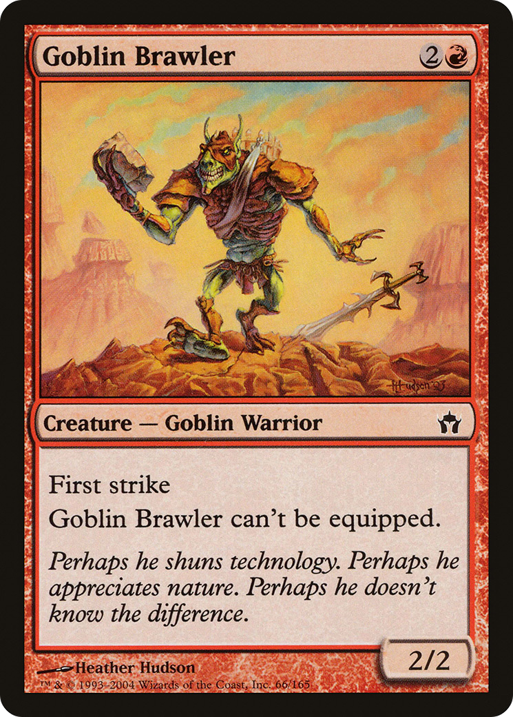Goblin Brawler (5DN-066)  Foil - Fifth Dawn