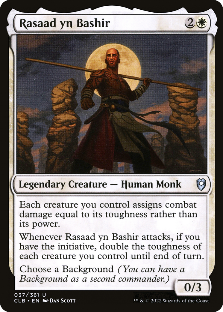 Rasaad yn Bashir (CLB-037)  - Commander Legends: Battle for Baldur's Gate