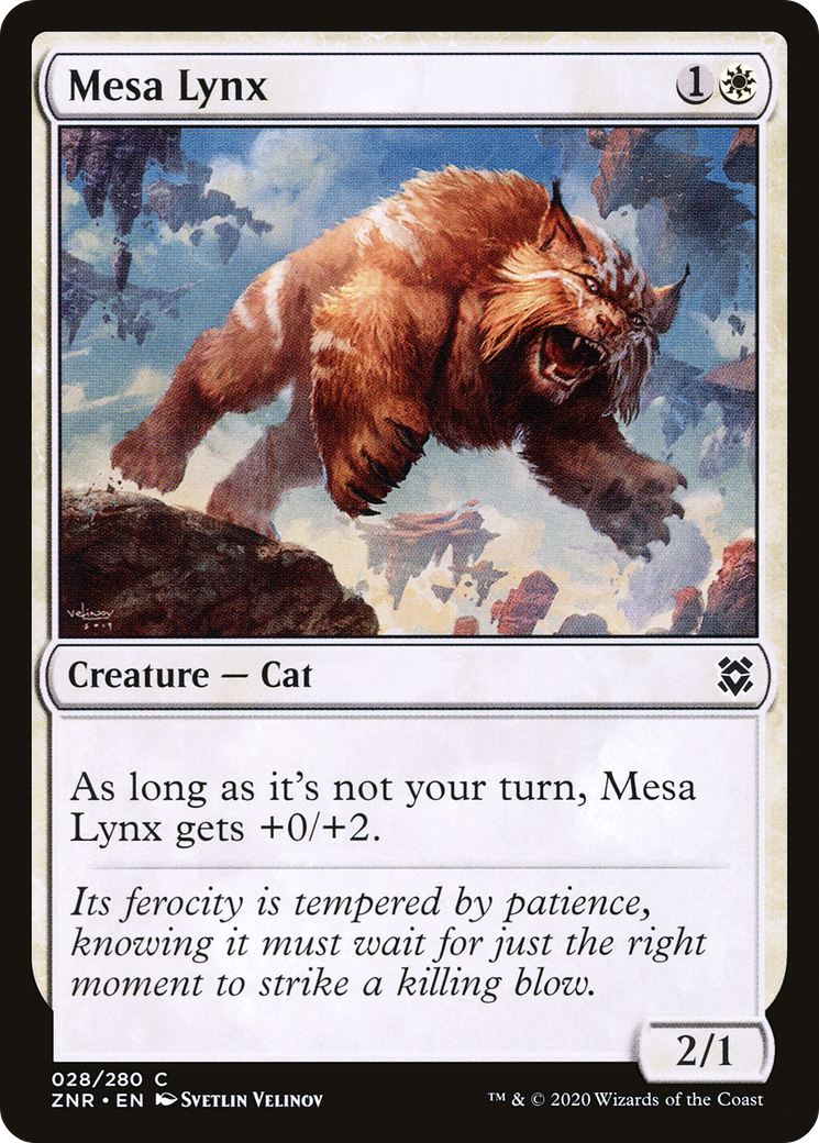 Mesa Lynx (ZNR-028)  - Zendikar Rising