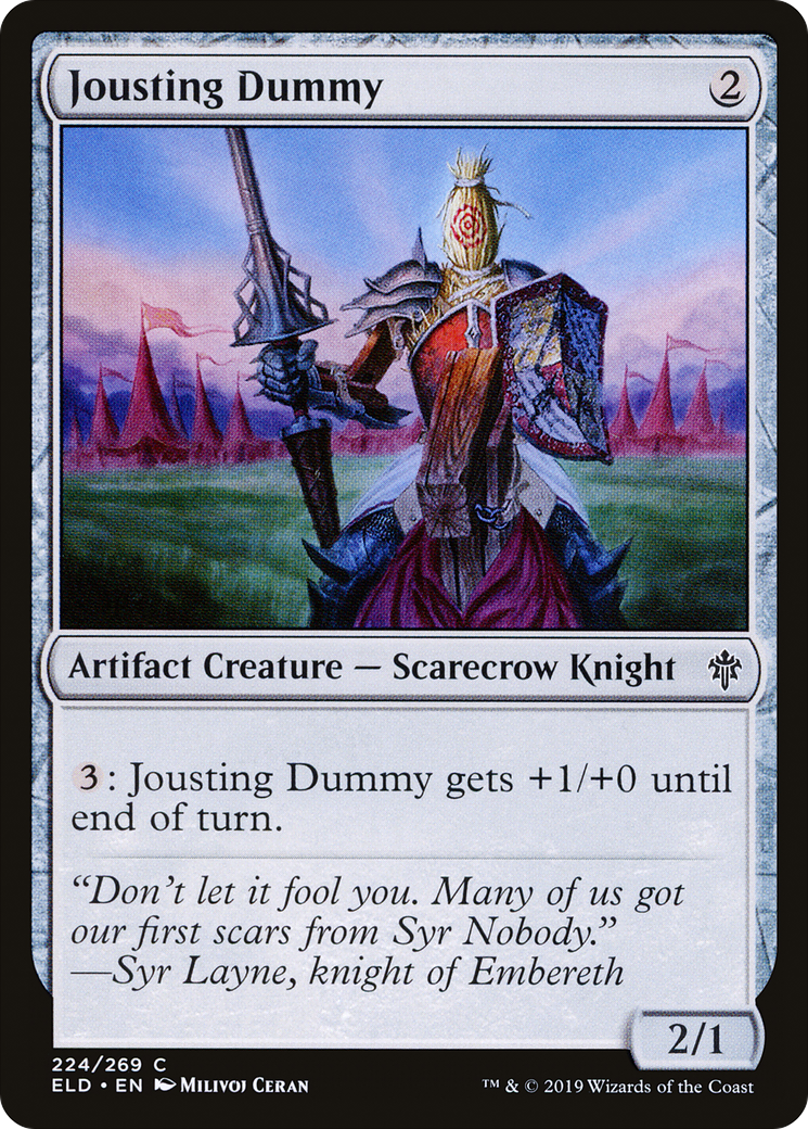 Jousting Dummy (ELD-224)  - Throne of Eldraine