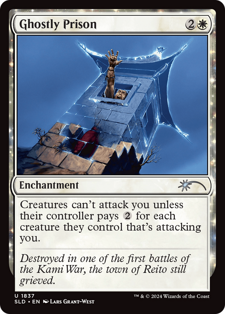 Ghostly Prison (1837) (SLD-1837)  - Secret Lair Drop: (enchantment)