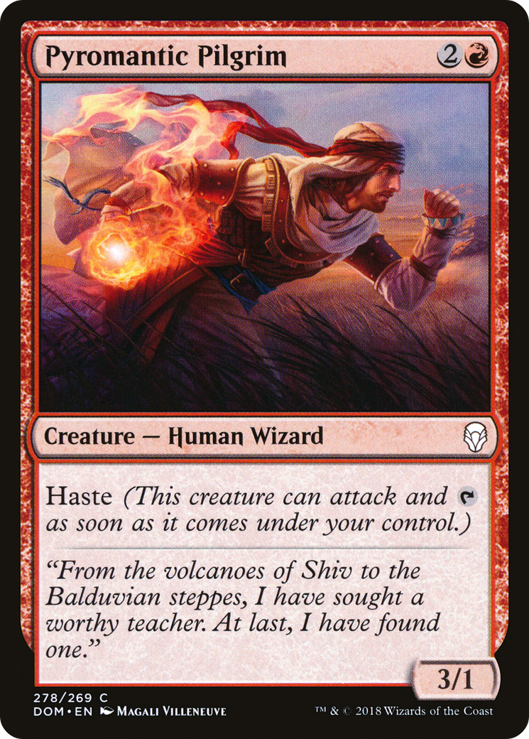 Pyromantic Pilgrim (DOM-278)  - Dominaria