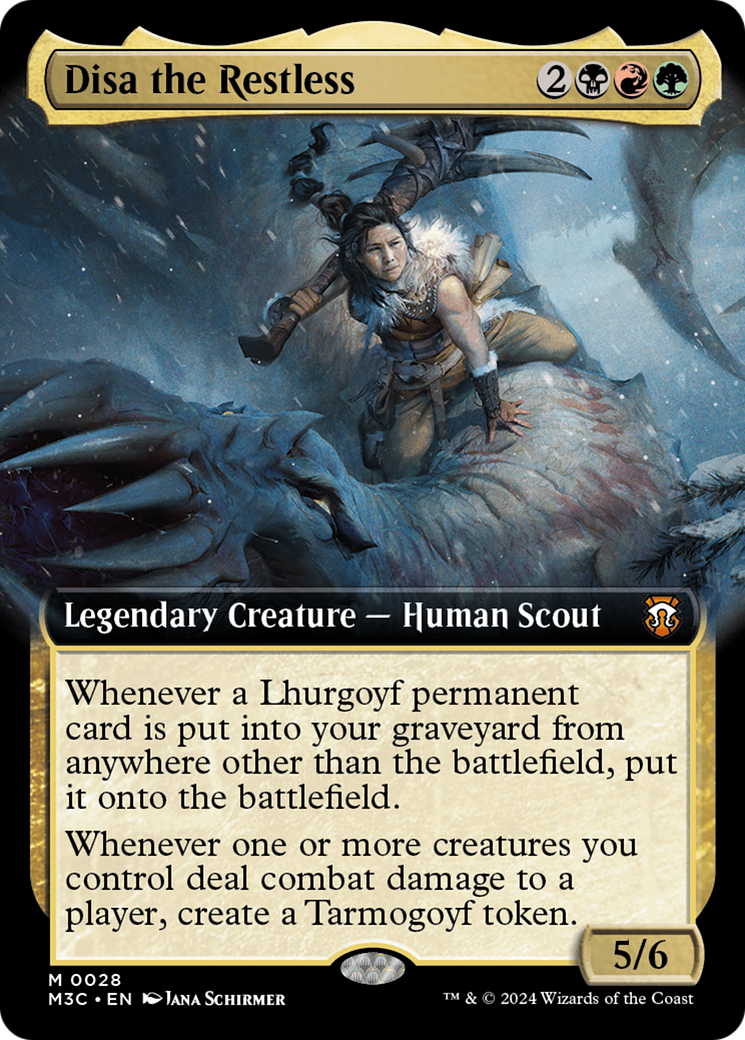 Disa the Restless (Extended Art) (M3C-028)  - Modern Horizons 3 Commander: (Extended Art)