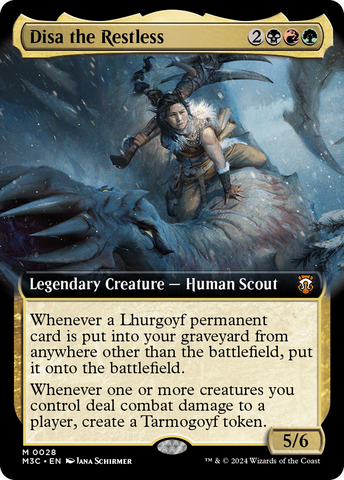 Disa the Restless (Extended Art) (M3C-028)  - Modern Horizons 3 Commander: (Extended Art)