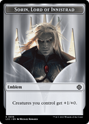 Sorin, Lord of Innistrad Emblem (TLCC-016)  - The Lost Caverns of Ixalan Commander Tokens