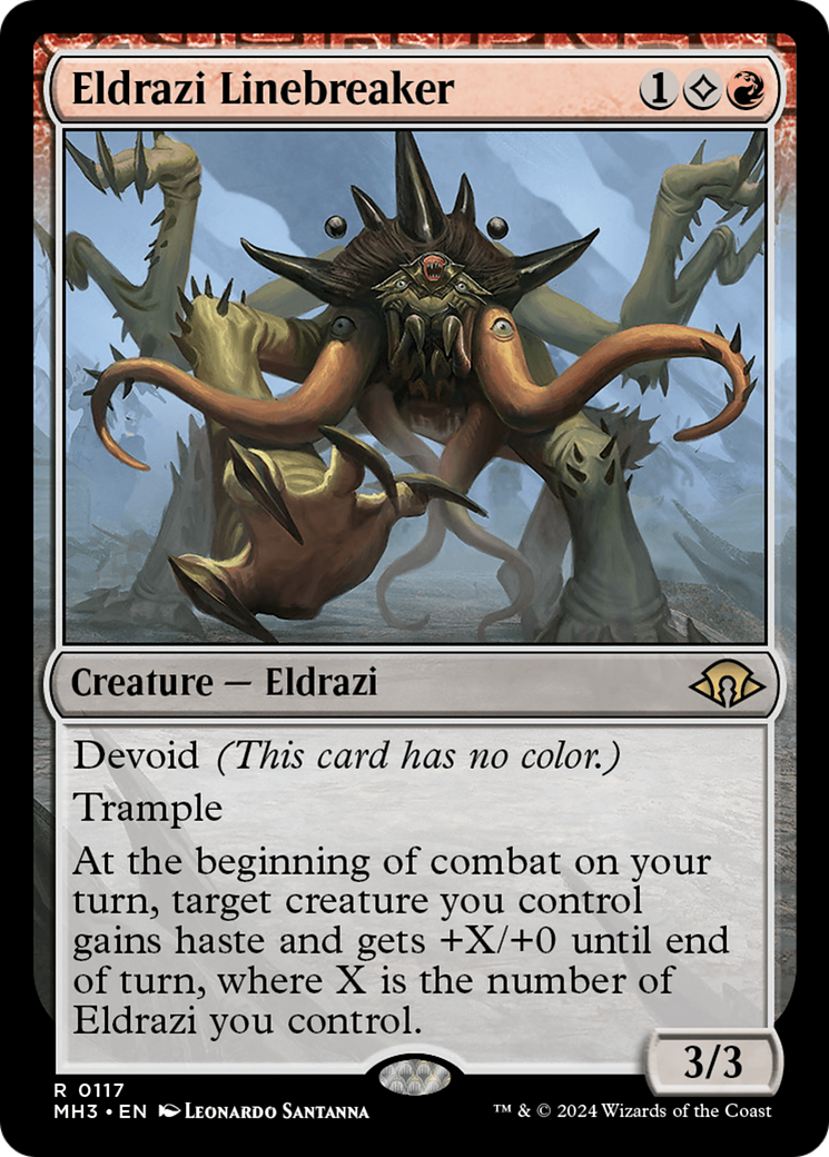 Eldrazi Linebreaker (MH3-117)  - Modern Horizons 3: (devoid)