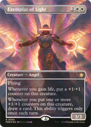 Exemplar of Light (Borderless) (Mana Foil) (FDN-366)  Foil - Foundations