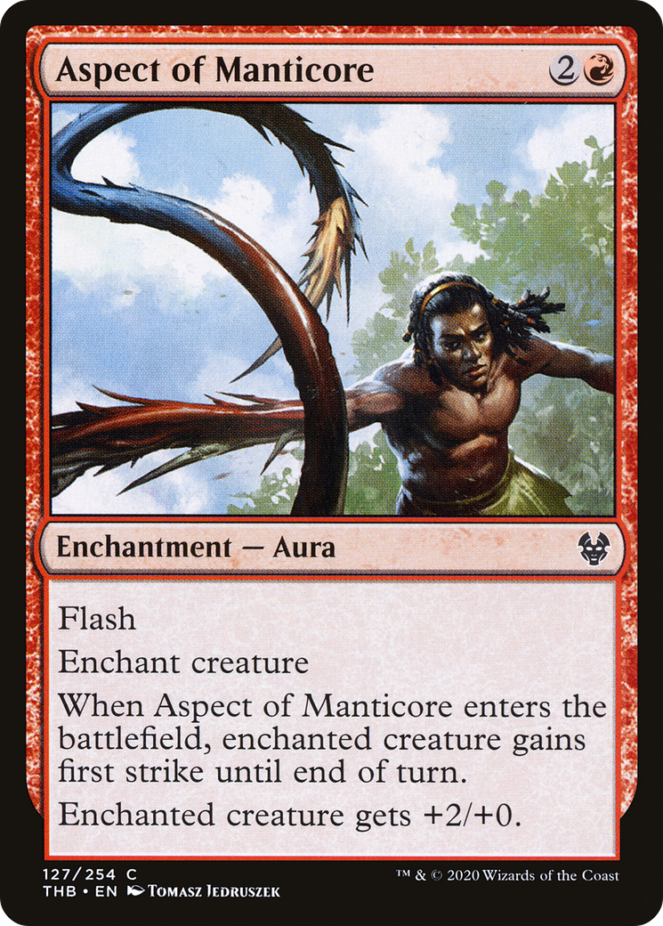 Aspect of Manticore (THB-127)  - Theros Beyond Death