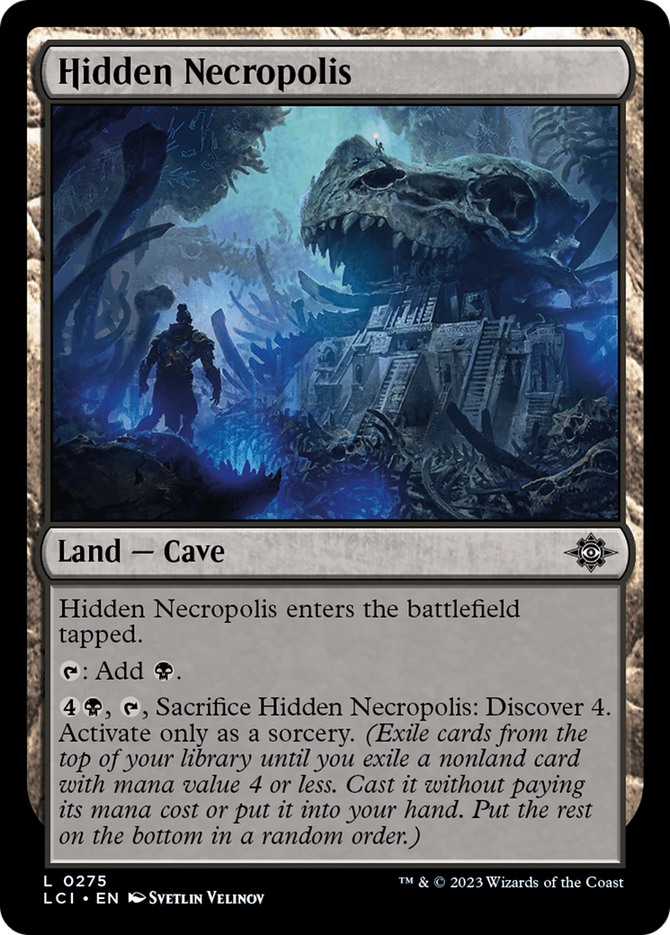 Hidden Necropolis (LCI-275)  Foil - The Lost Caverns of Ixalan