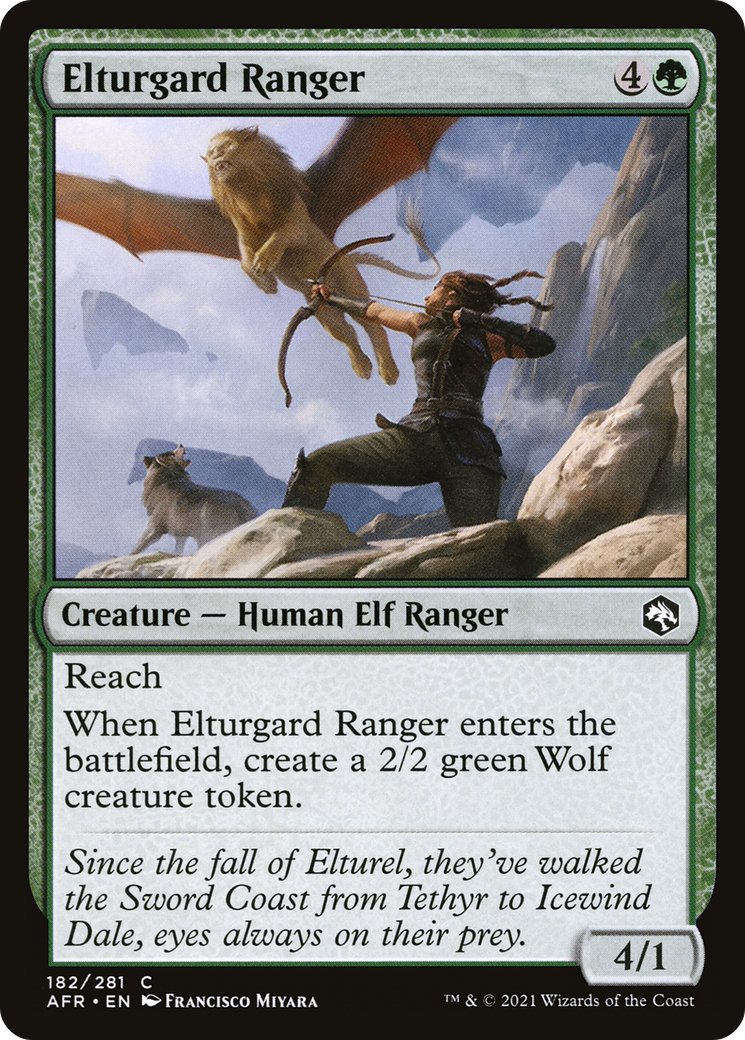 Elturgard Ranger (AFR-182)  - Adventures in the Forgotten Realms