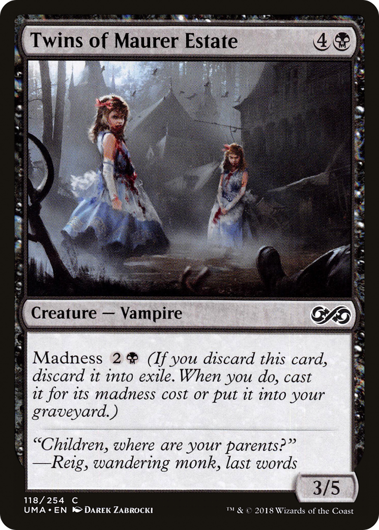 Twins of Maurer Estate (UMA-118)  - Ultimate Masters
