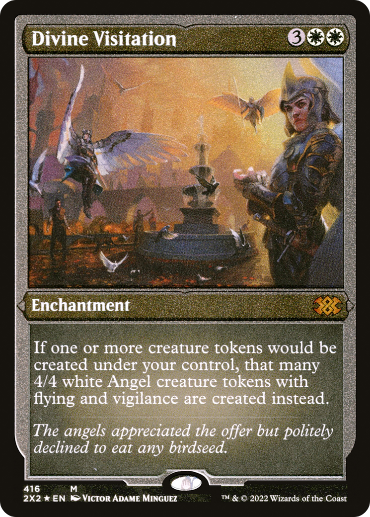 Divine Visitation (Foil Etched) (2X2-416)  Foil - Double Masters 2022