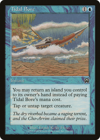 Tidal Bore (MMQ-109)  Foil - Mercadian Masques