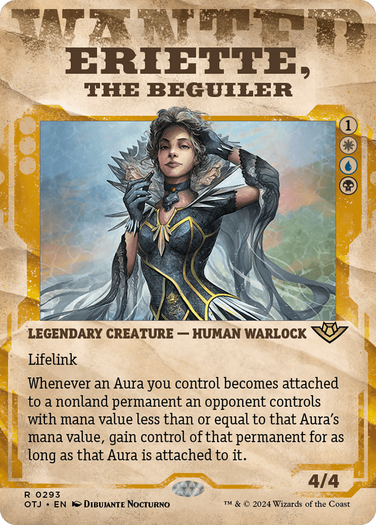 Eriette, the Beguiler (Showcase) (OTJ-293)  Foil - Outlaws of Thunder Junction: (Showcase) (Borderless)