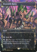 Drannith Ruins (Halo Foil) (MAT-228)  Foil - March of the Machine: The Aftermath: (Showcase) (Borderless)