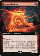 Inferno Project (Extended Art) (C21-379)  - Commander 2021: (Extended Art)
