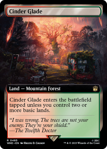Cinder Glade (Extended Art) (WHO-485)  - Doctor Who: (Extended Art)